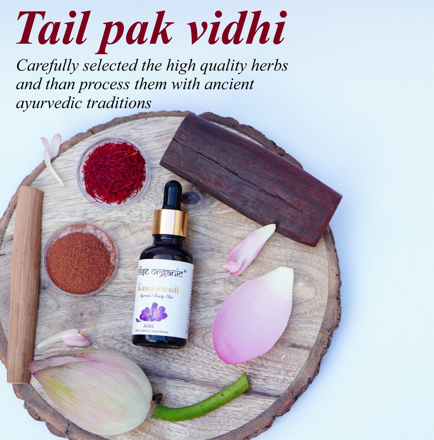 Sérum Visage Éclat Authentique Kumkumadi – Élixir Lumineux Safran & Bois de Santal