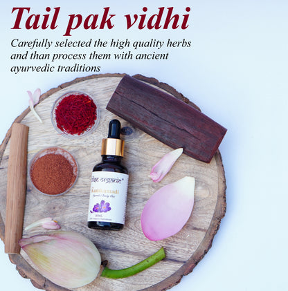 Sérum Visage Éclat Authentique Kumkumadi – Élixir Lumineux Safran & Bois de Santal