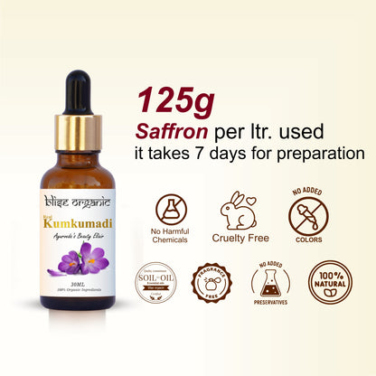 Sérum Visage Éclat Authentique Kumkumadi – Élixir Lumineux Safran & Bois de Santal