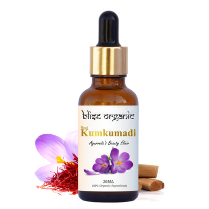 Sérum Visage Éclat Authentique Kumkumadi – Élixir Lumineux Safran & Bois de Santal