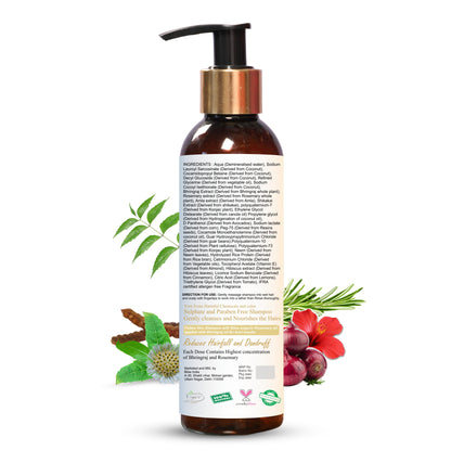Rosemary and Bhringa Shampoo - For anti hairfall and anti dandruff