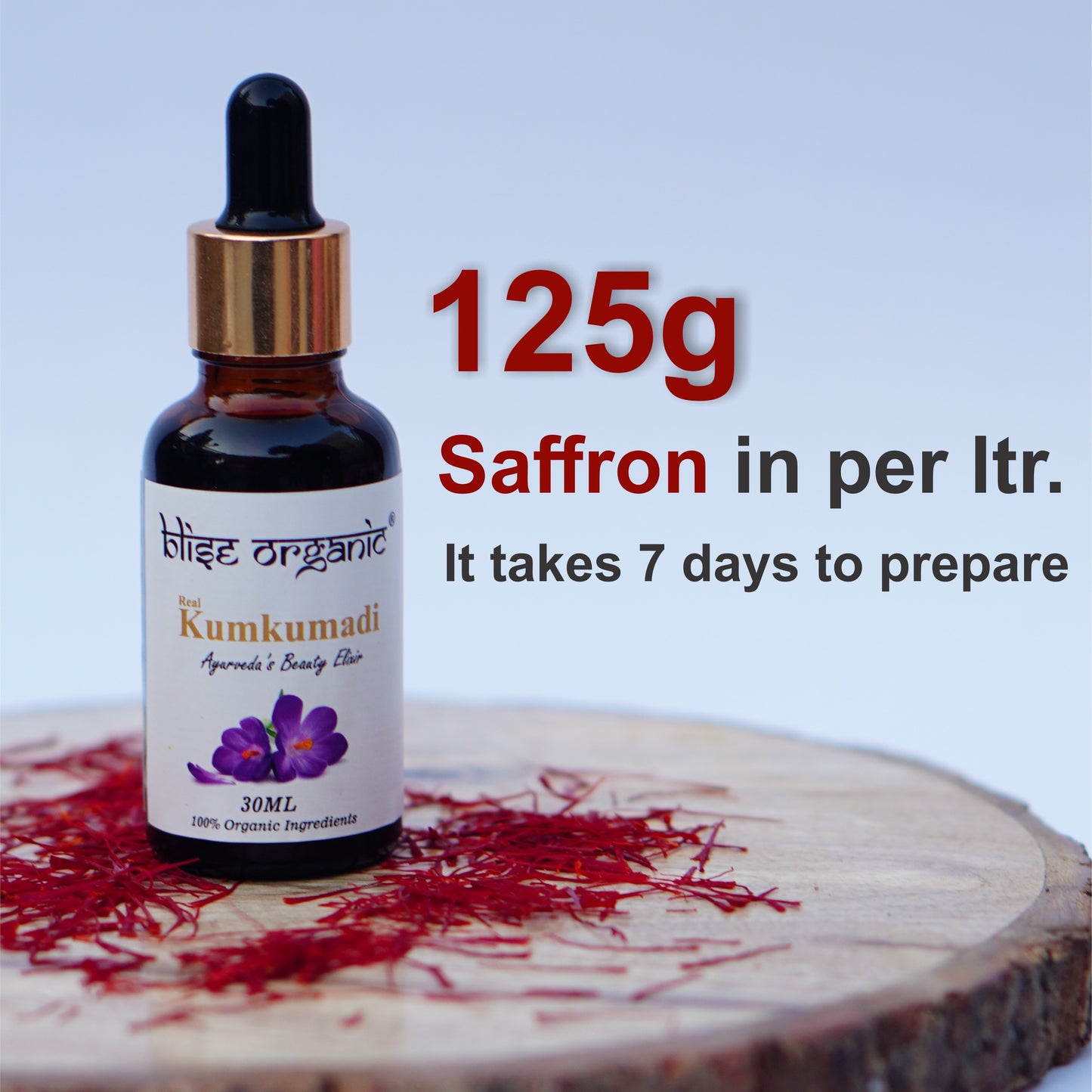 Sérum Visage Éclat Authentique Kumkumadi – Élixir Lumineux Safran & Bois de Santal