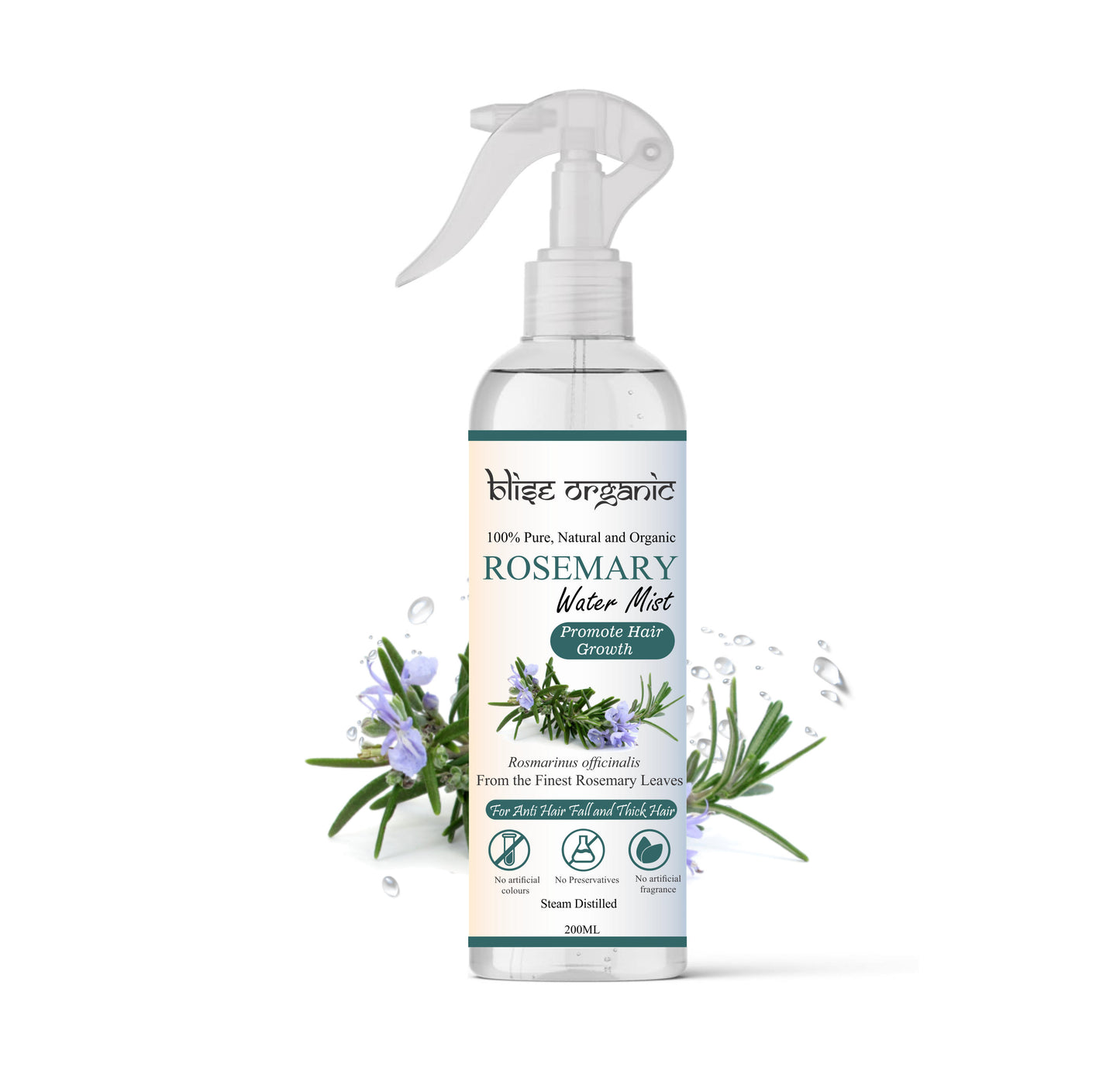 Rosemary water - 200ML Spray Bottle