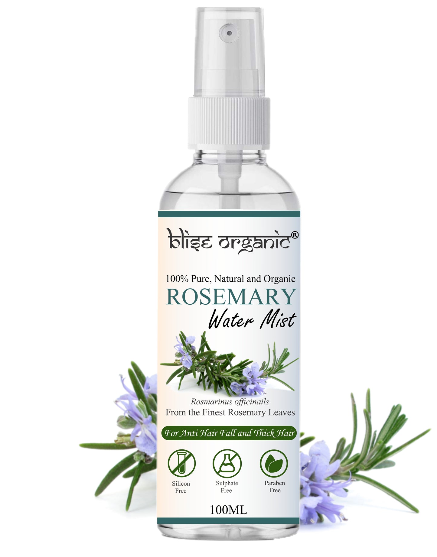 Rosemary Hydrosol - 100ML mist bottle