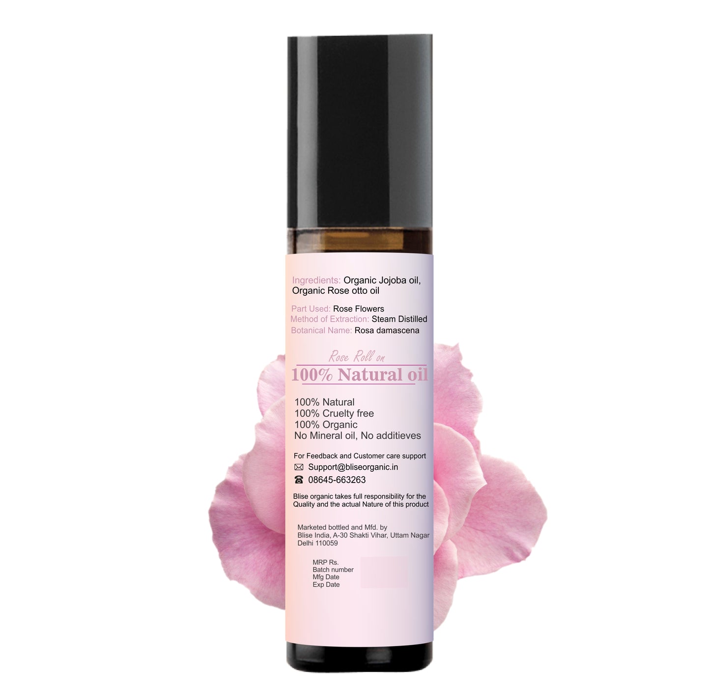 Déodorant à bille Rose (Rose otto)