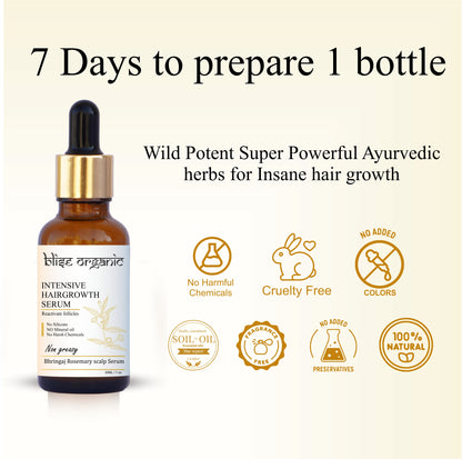 Sérum capillaire - Bhringraj et Romarin