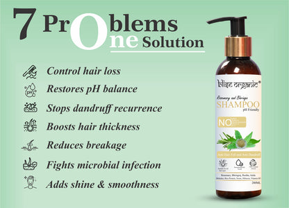 Rosemary and Bhringa Shampoo - For anti hairfall and anti dandruff